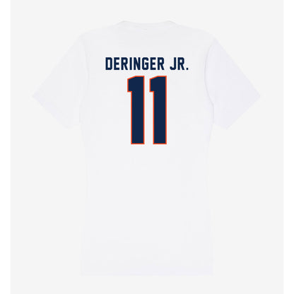 Virginia - NCAA Men's Lacrosse : James Deringer Jr. - Women's V-Neck T-Shirt-1