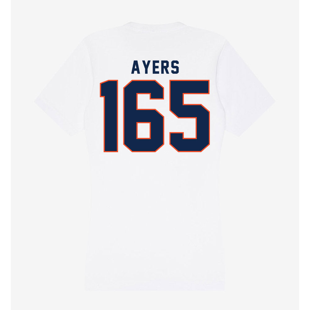 Virginia - NCAA Wrestling : Macon Ayers - Women's V-Neck T-Shirt-1