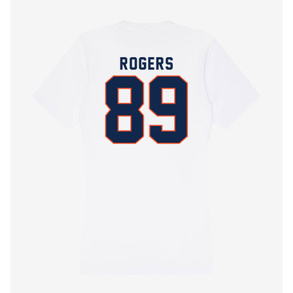Virginia - NCAA Football : John Rogers - Women's V-Neck T-Shirt-1