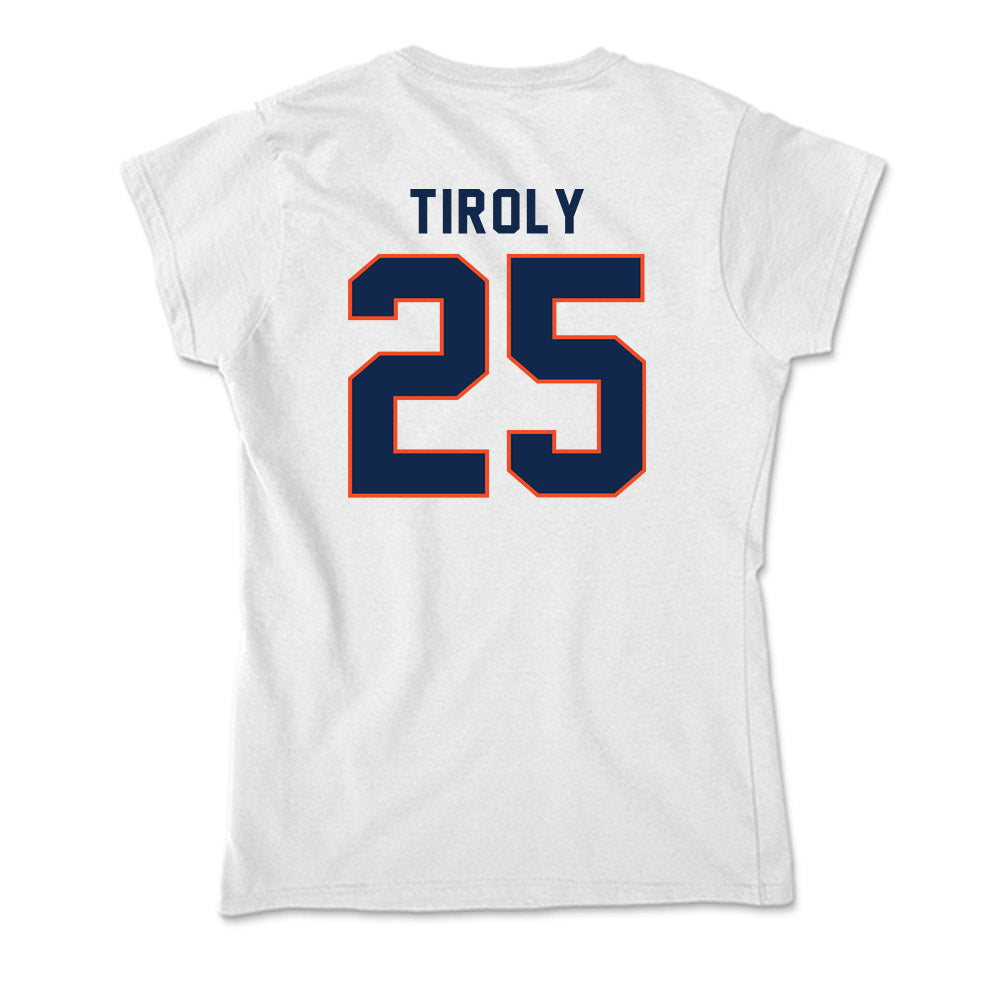 Virginia - NCAA Baseball : Joe Tiroly - Soft Style Women’s T-Shirt-1