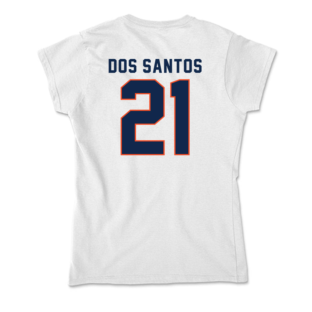 Virginia - NCAA Men's Soccer : Marco Dos Santos - Soft Style Women’s T-Shirt-1