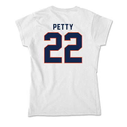 Virginia - NCAA Men's Lacrosse : Elijah Petty - Soft Style Women’s T-Shirt-1