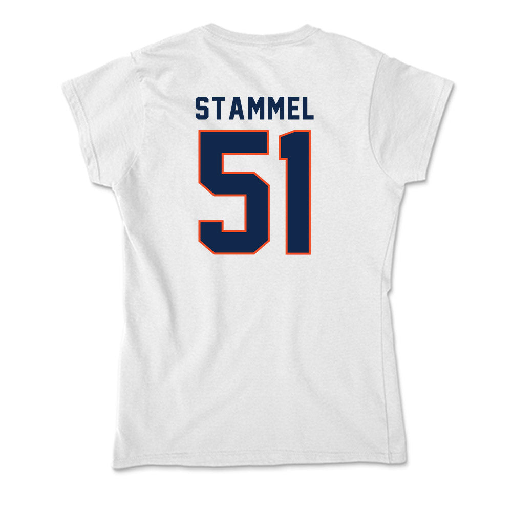 Virginia - NCAA Baseball : Max Stammel - Soft Style Women’s T-Shirt-1