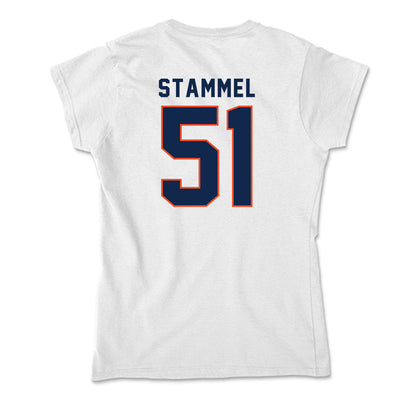 Virginia - NCAA Baseball : Max Stammel - Soft Style Women’s T-Shirt-1
