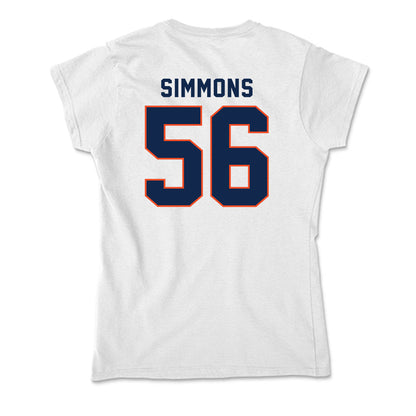Virginia - NCAA Football : Tyler Simmons - Soft Style Women’s T-Shirt-1