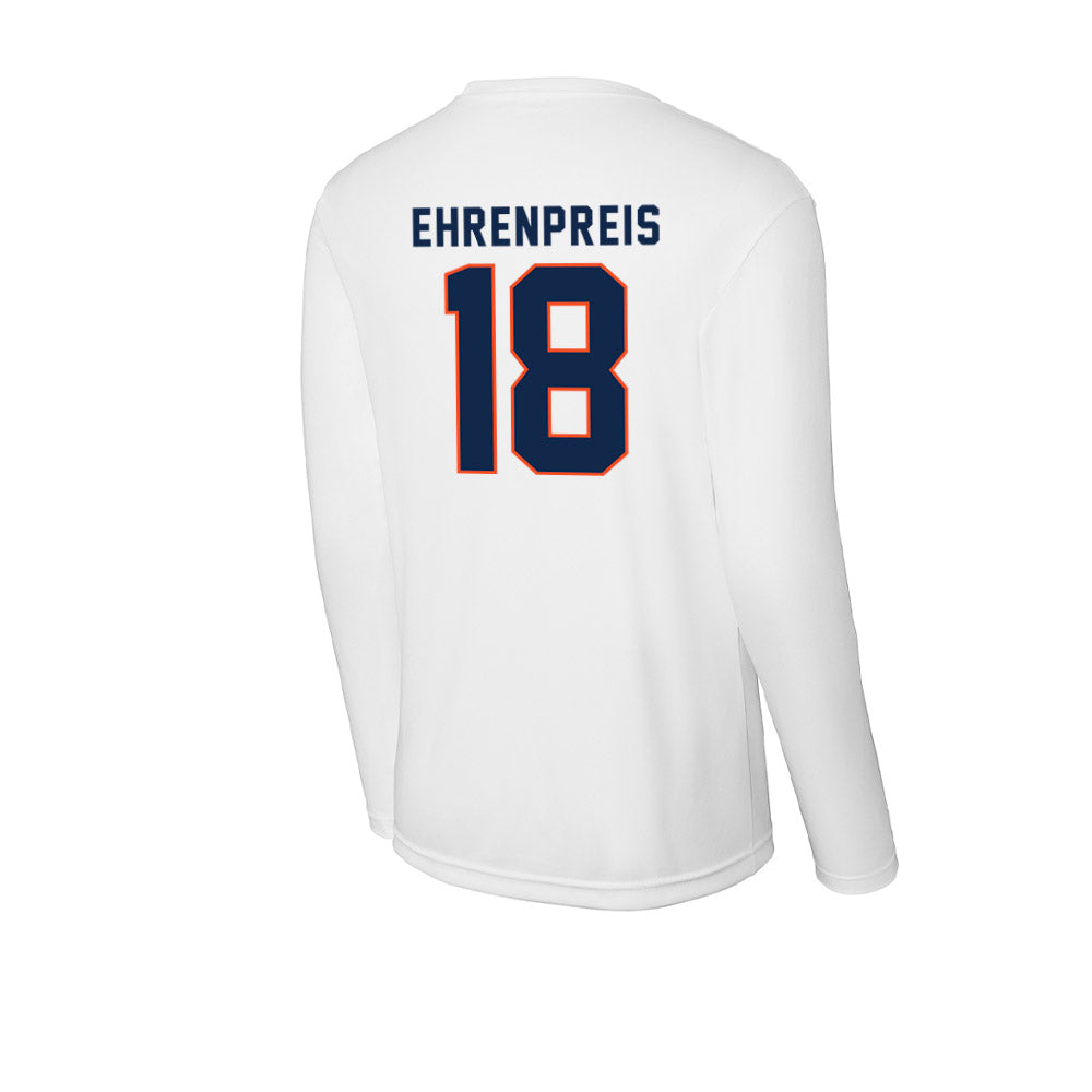 Virginia - NCAA Men's Soccer : Zachary Ehrenpreis - Activewear Long Sleeve T-Shirt-1