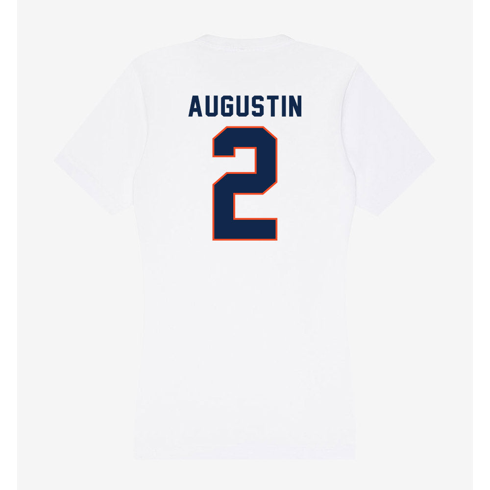 Virginia - NCAA Baseball : Matt Augustin - Women's V-Neck T-Shirt-1