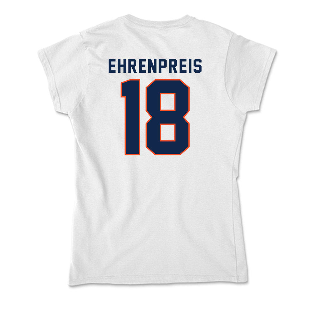 Virginia - NCAA Men's Soccer : Zachary Ehrenpreis - Soft Style Women’s T-Shirt-1