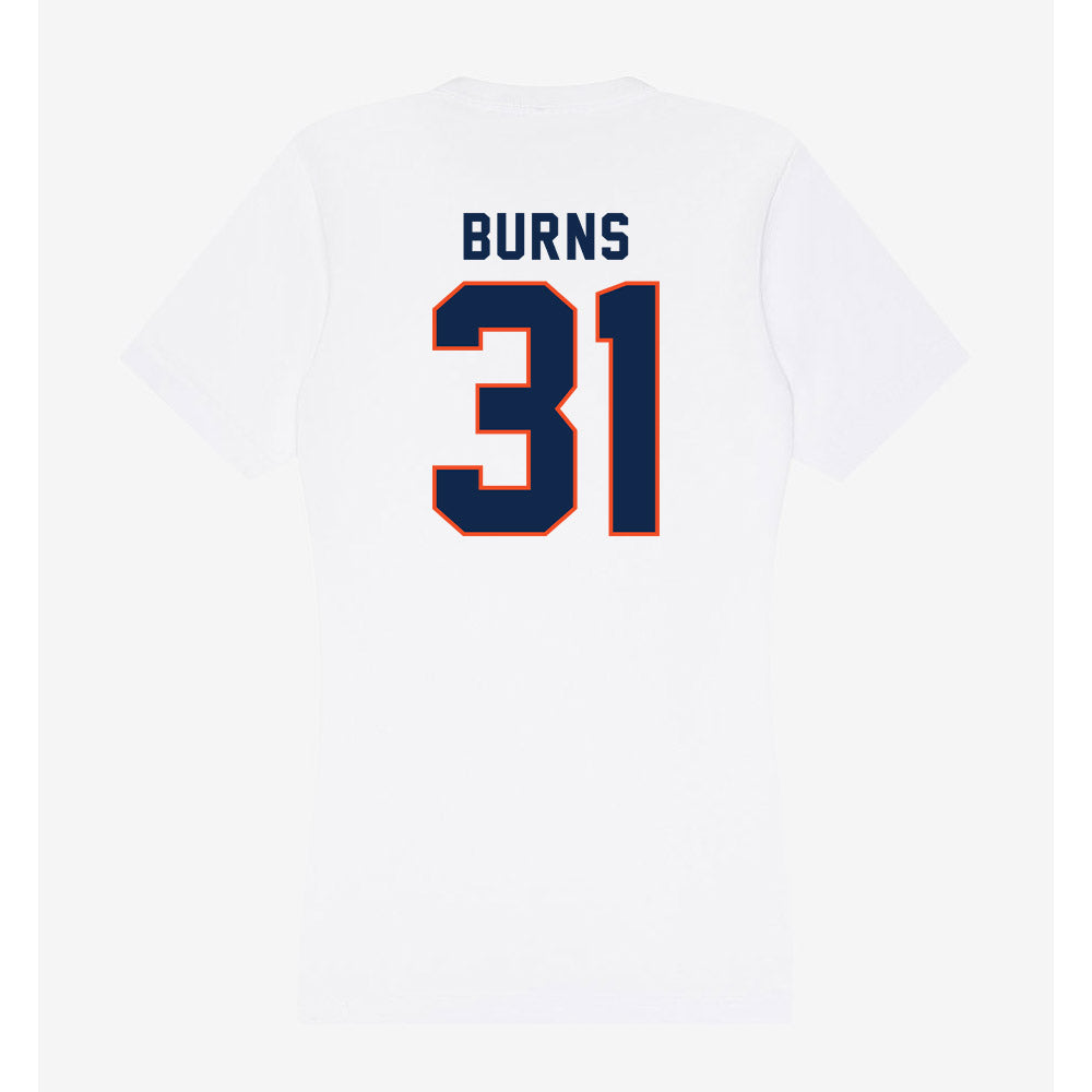 Virginia - NCAA Men's Soccer : Luke Burns - Women's V-Neck T-Shirt-1