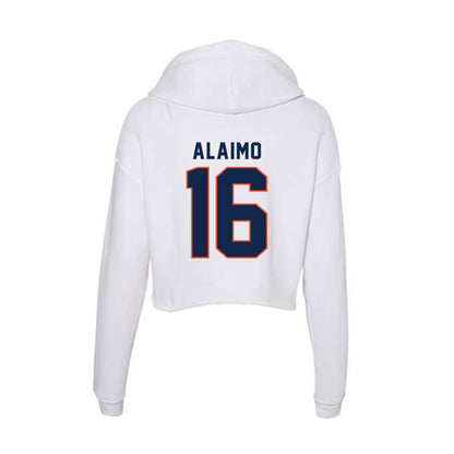 Virginia - NCAA Women's Lacrosse : Madison Alaimo - Women's Crop Fleece Hoodie-1