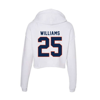 Virginia - NCAA Women's Soccer : Annamarie Williams - Women's Crop Fleece Hoodie-1