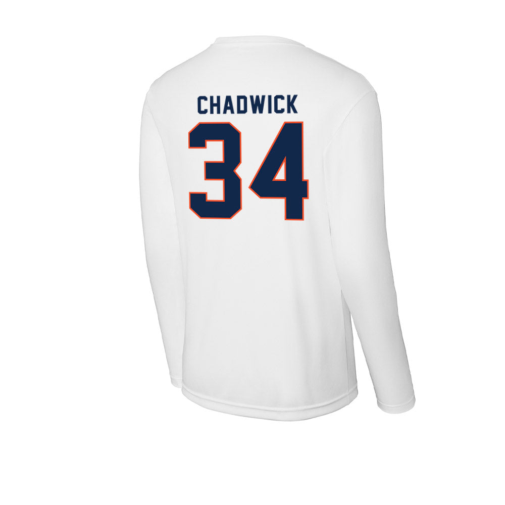 Virginia - NCAA Football : Kevin Chadwick - Activewear Long Sleeve T-Shirt-1