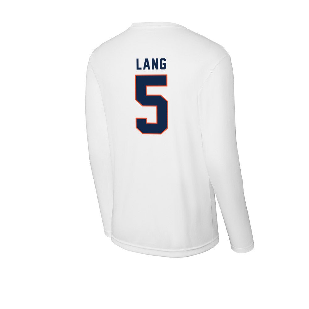 Virginia - NCAA Women's Volleyball : Caroline Lang - Activewear Long Sleeve T-Shirt-1