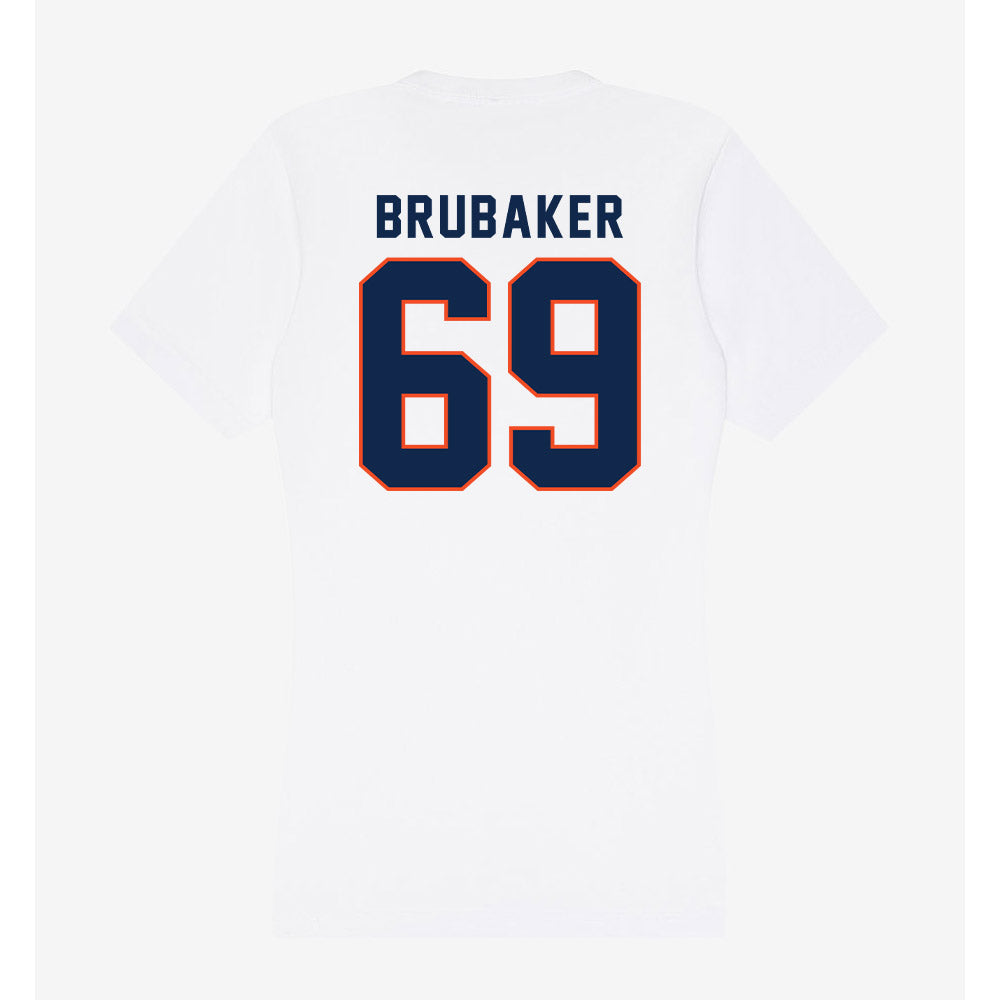 Virginia - NCAA Football : Ryan Brubaker - Women's V-Neck T-Shirt-1