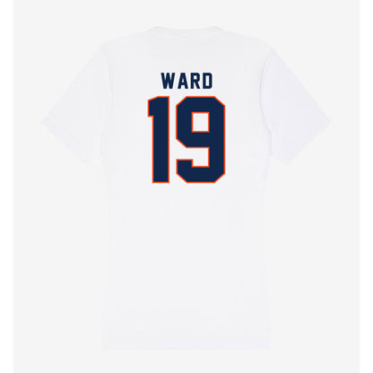 Virginia - NCAA Football : Evan Ward - Women's V-Neck T-Shirt-1