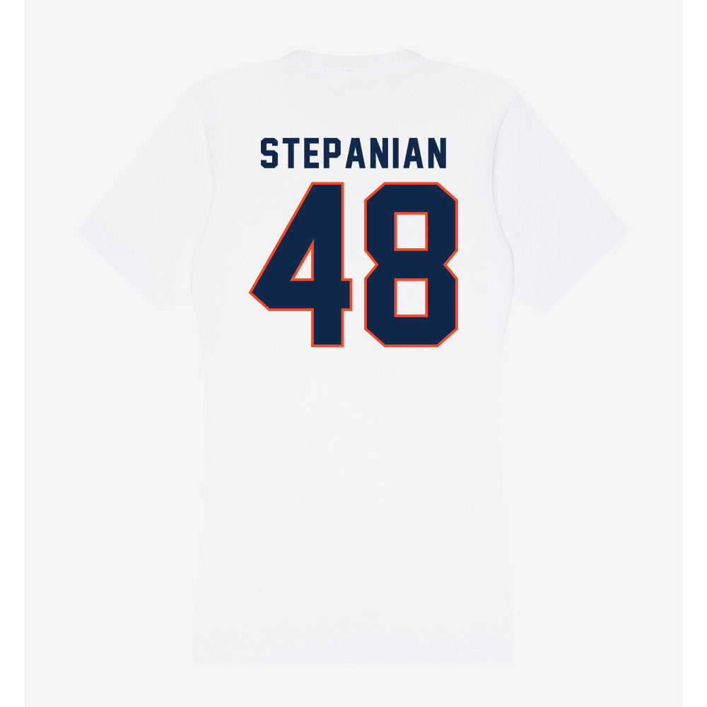 Virginia - NCAA Men's Lacrosse : John "Reese" Stepanian - Women's V-Neck T-Shirt-1