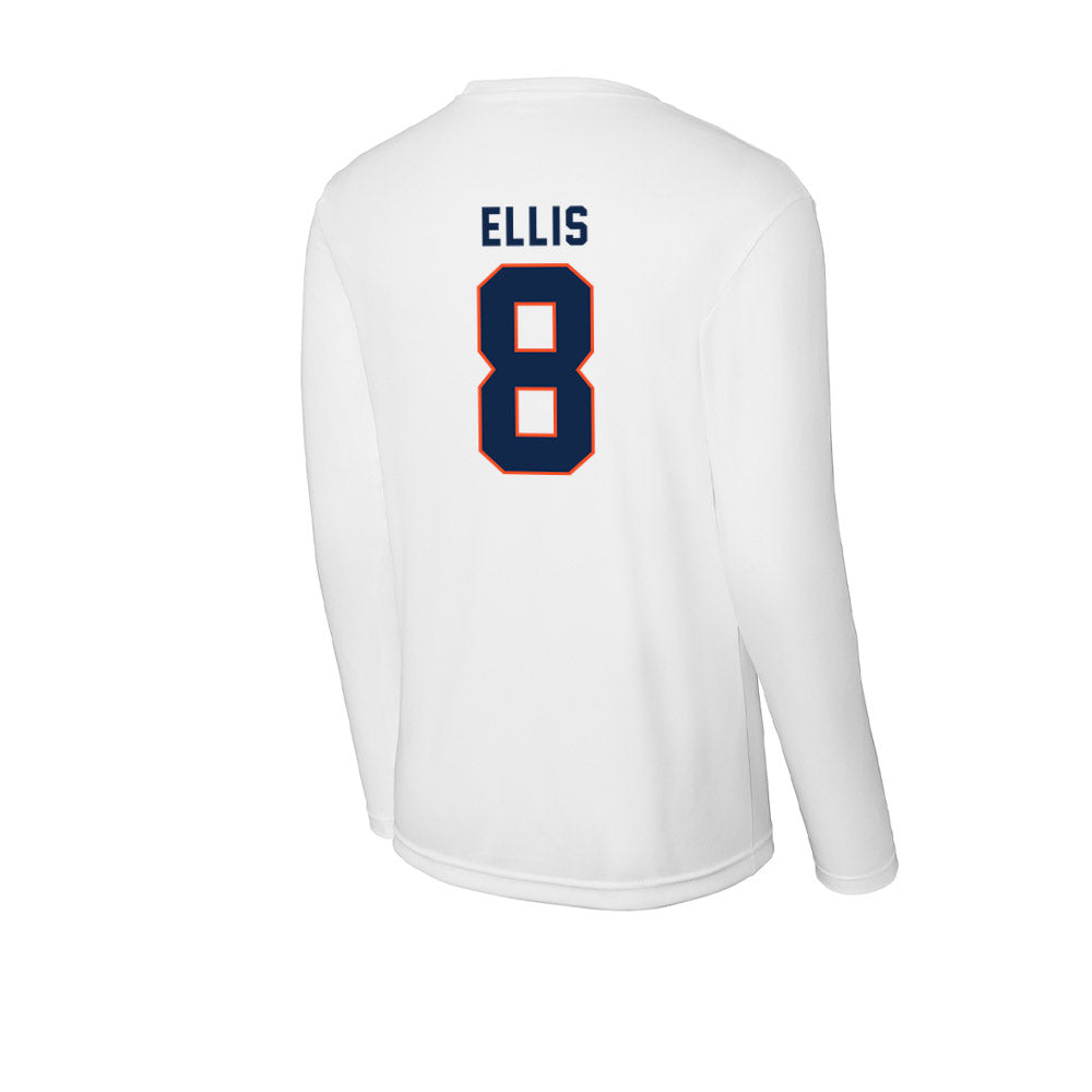 Virginia - NCAA Football : Christian Ellis - Activewear Long Sleeve T-Shirt-1
