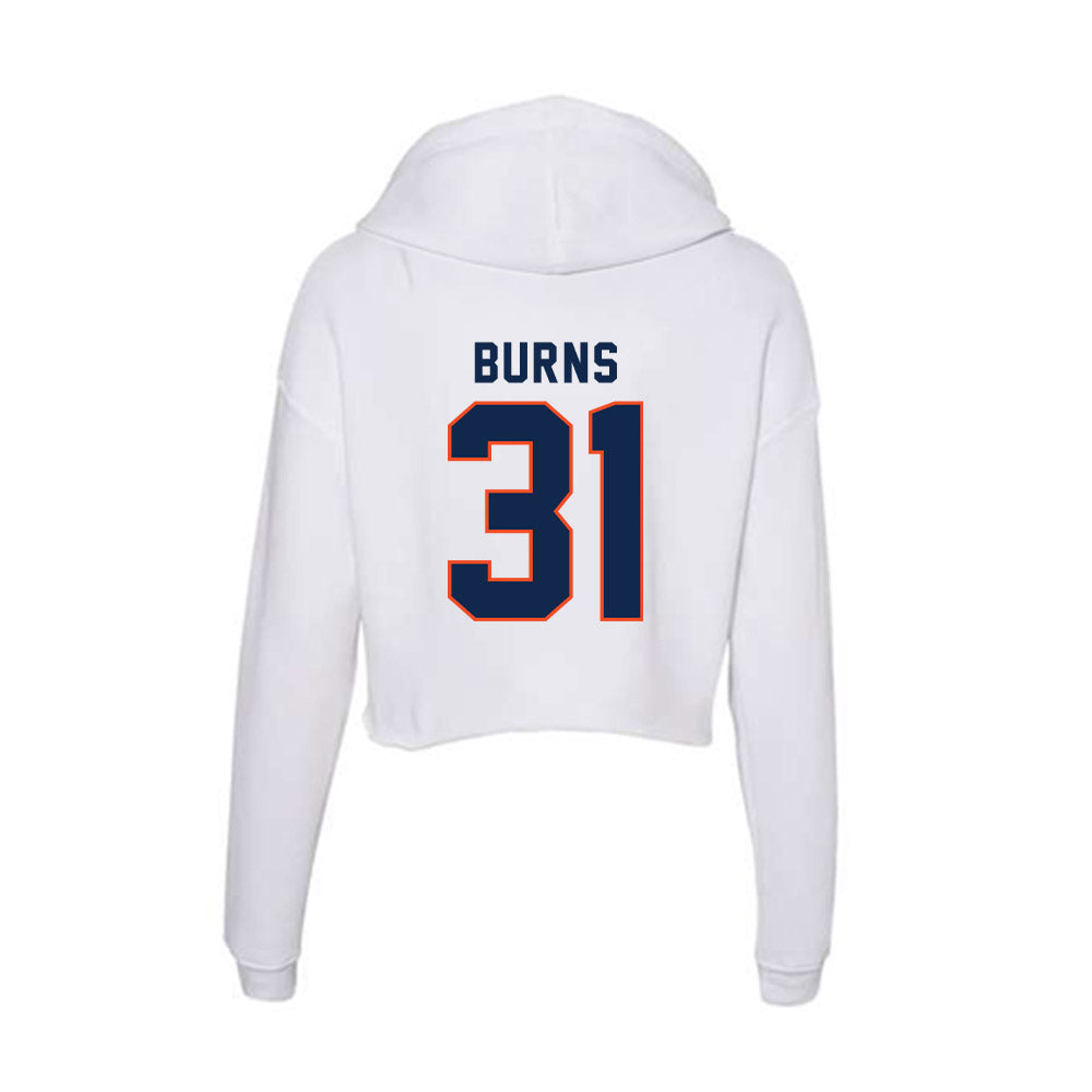 Virginia - NCAA Men's Soccer : Luke Burns - Women's Crop Fleece Hoodie-1