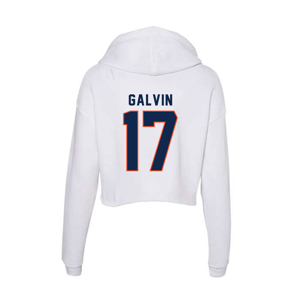 Virginia - NCAA Women's Soccer : Tatum Galvin - Women's Crop Fleece Hoodie-1