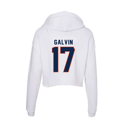 Virginia - NCAA Women's Soccer : Tatum Galvin - Women's Crop Fleece Hoodie-1