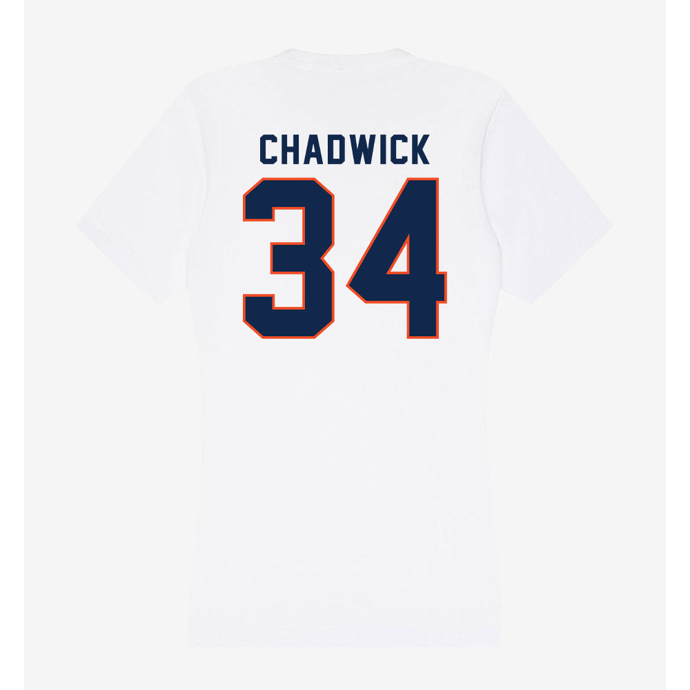 Virginia - NCAA Football : Kevin Chadwick - Women's V-Neck T-Shirt-1