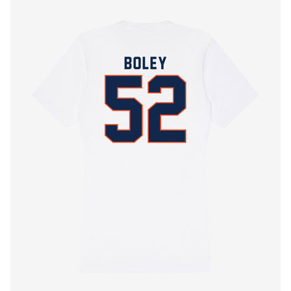 Virginia - NCAA Football : Mckale Boley - Women's V-Neck T-Shirt-1
