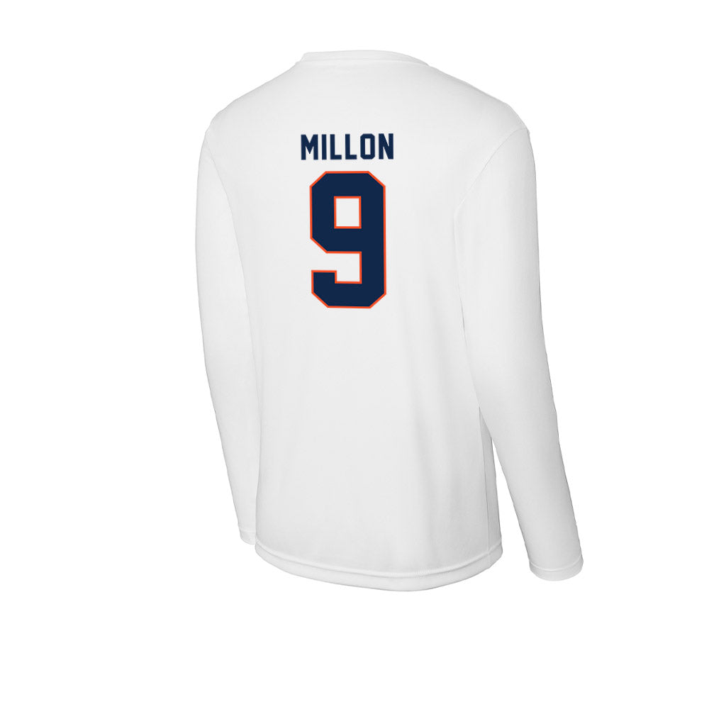 Virginia - NCAA Men's Lacrosse : McCabe Millon - Activewear Long Sleeve T-Shirt-1