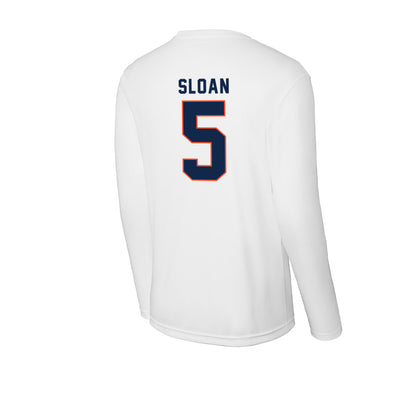 Virginia - NCAA Men's Soccer : Parker Sloan - Activewear Long Sleeve T-Shirt-1