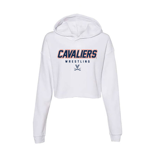 Virginia - NCAA Wrestling : Macon Ayers - Women's Crop Fleece Hoodie-0