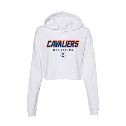 Virginia - NCAA Wrestling : Ryan Catka - Women's Crop Fleece Hoodie-0