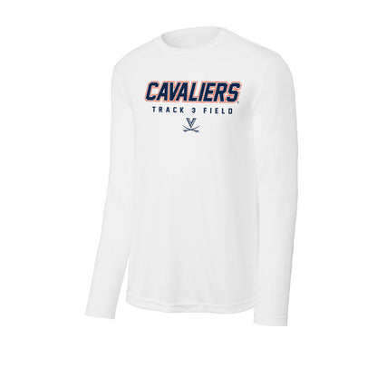 Virginia - NCAA Men's Track & Field : Justin Rogers - Activewear Long Sleeve T-Shirt-0