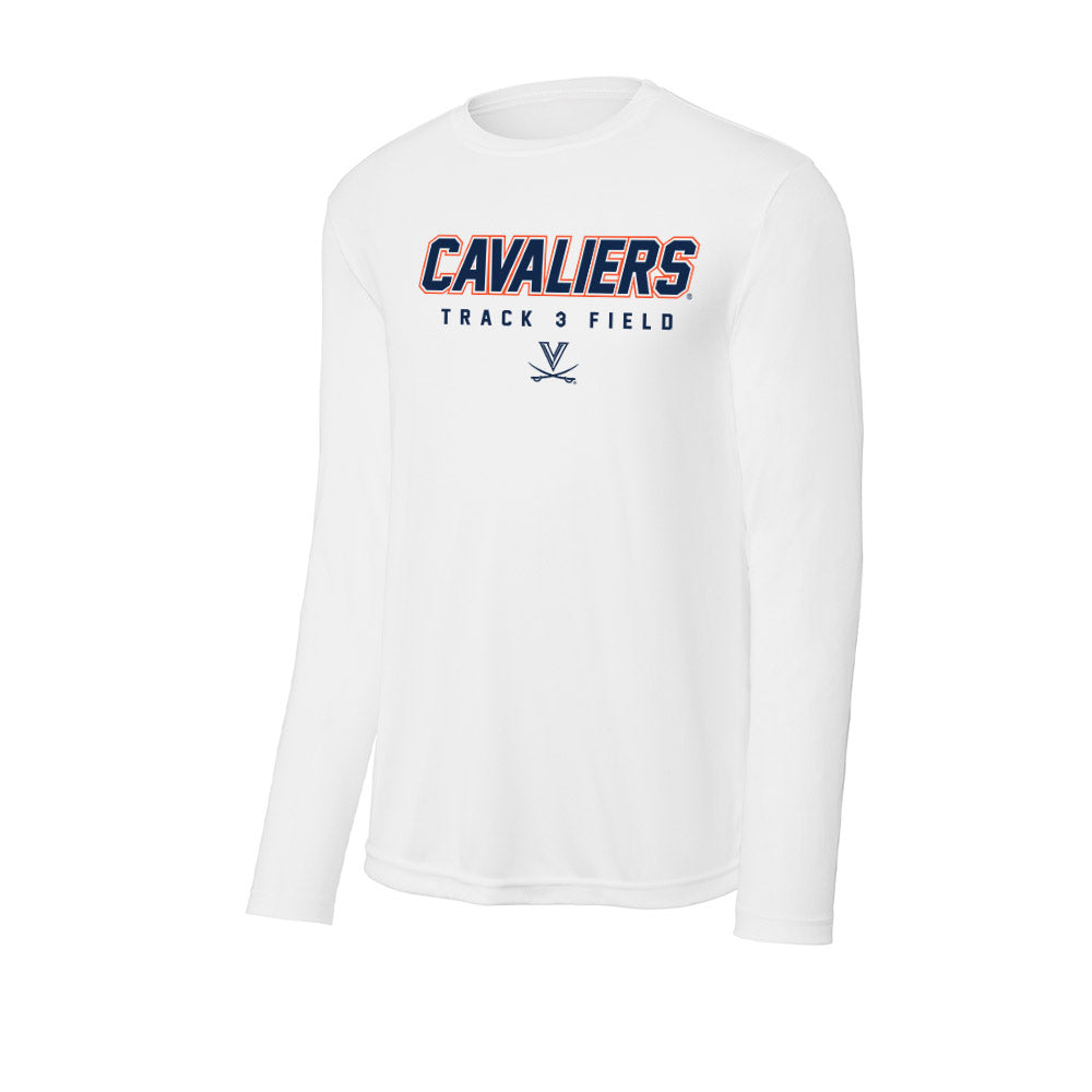 Virginia - NCAA Men's Track & Field : Samson Palmer - Activewear Long Sleeve T-Shirt-0