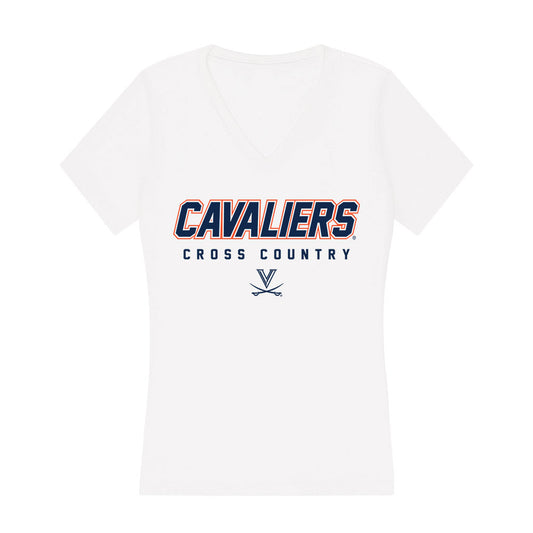 Virginia - NCAA Men's Cross Country : Jonathan Seyfert - Women's V-Neck T-Shirt-0
