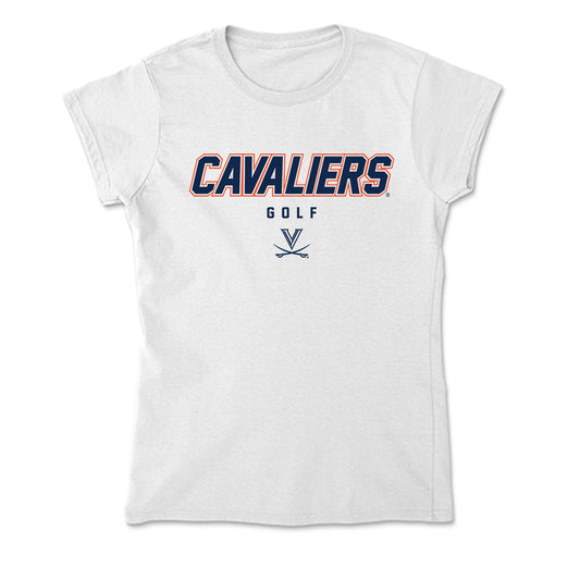 Virginia - NCAA Men's Golf : Michael Lee - Soft Style Women’s T-Shirt-0