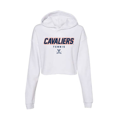 Virginia - NCAA Women's Tennis : blair Gill - Women's Crop Fleece Hoodie-0