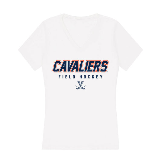 Virginia - NCAA Women's Field Hockey : Mia Abello - Women's V-Neck T-Shirt-0