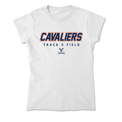 Virginia - NCAA Men's Track & Field : Justin Rogers - Soft Style Women’s T-Shirt-0