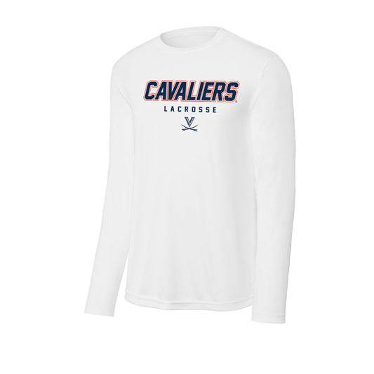 Virginia - NCAA Men's Lacrosse : Elijah Petty - Activewear Long Sleeve T-Shirt-0