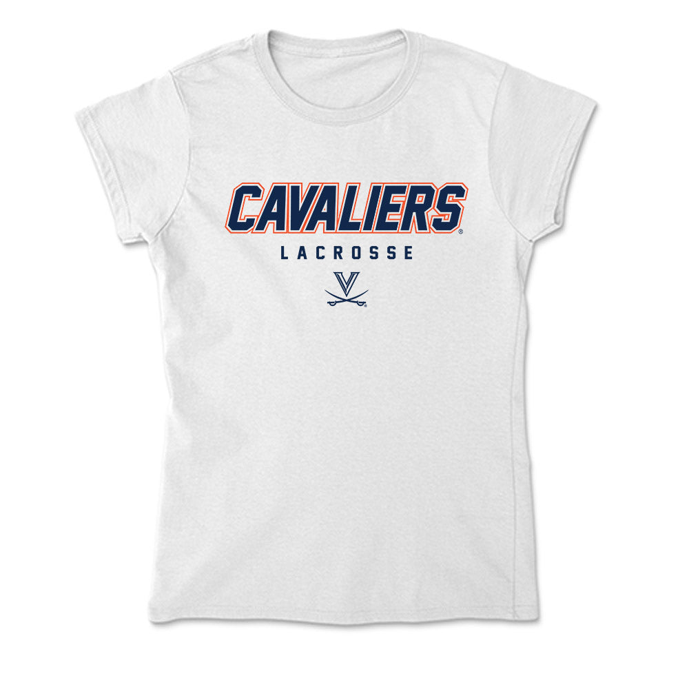 Virginia - NCAA Men's Lacrosse : Hudson Hausmann - Soft Style Women’s T-Shirt-0