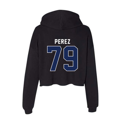 Arizona - NCAA Football : Isaac Perez - Women's Crop Fleece Hoodie-1
