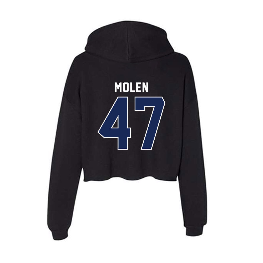 Arizona - NCAA Football : Broden Molen - Women's Crop Fleece Hoodie-1