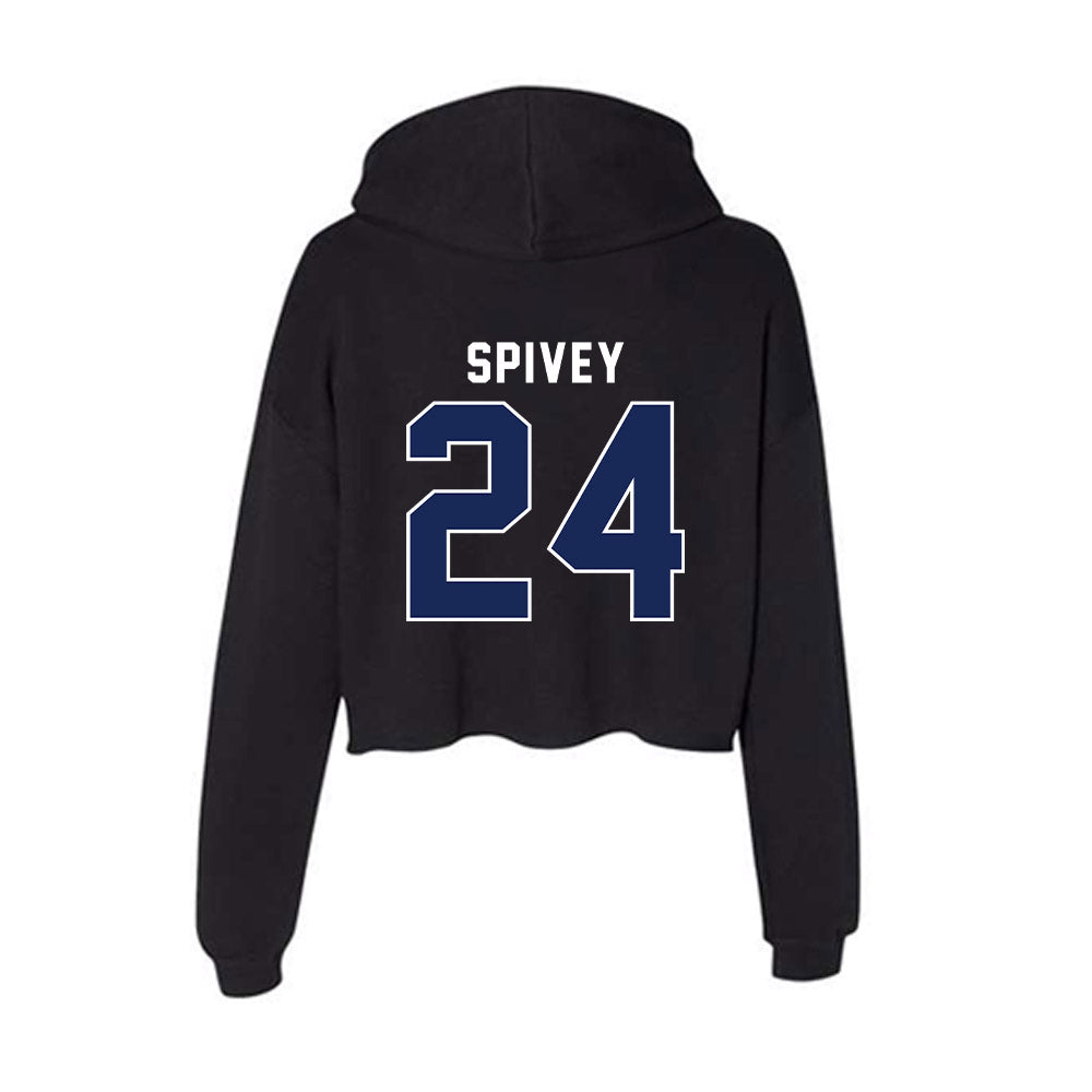 Arizona - NCAA Football : Kingston Spivey - Women's Crop Fleece Hoodie-1
