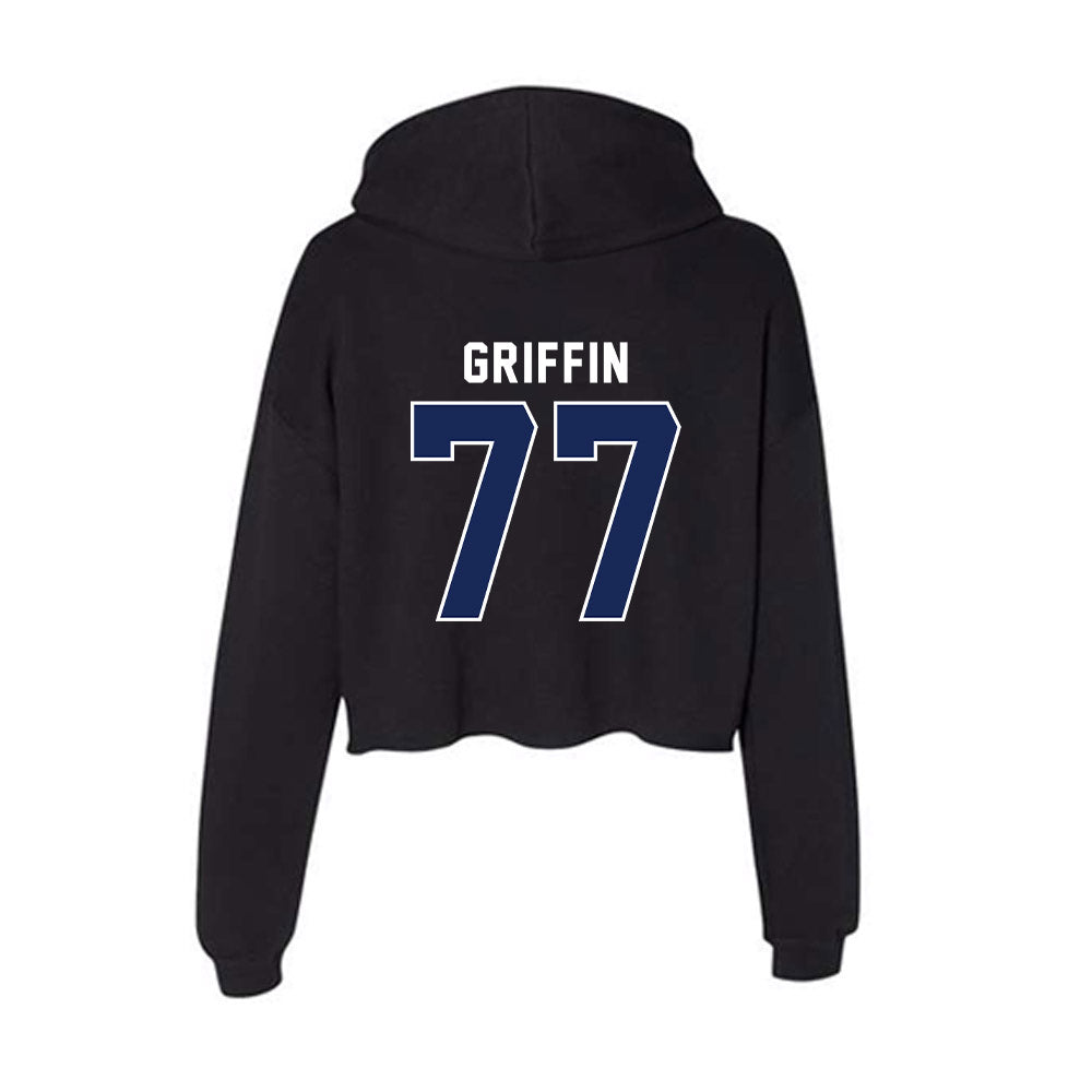 Arizona - NCAA Football : Jake Griffin - Women's Crop Fleece Hoodie-1