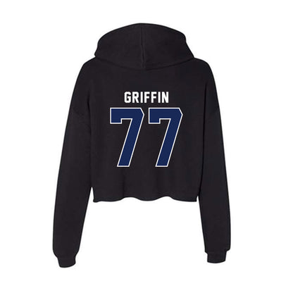 Arizona - NCAA Football : Jake Griffin - Women's Crop Fleece Hoodie-1