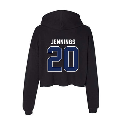 Arizona - NCAA Softball : Tele Jennings - Women's Crop Fleece Hoodie-1