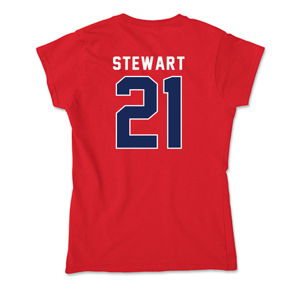  - NCAA Softball : Sydney Stewart - Soft Style Women’s T-Shirt-1
