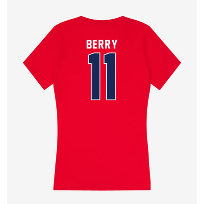 Arizona - NCAA Softball : Jenae Berry - Women's V-Neck T-Shirt-1