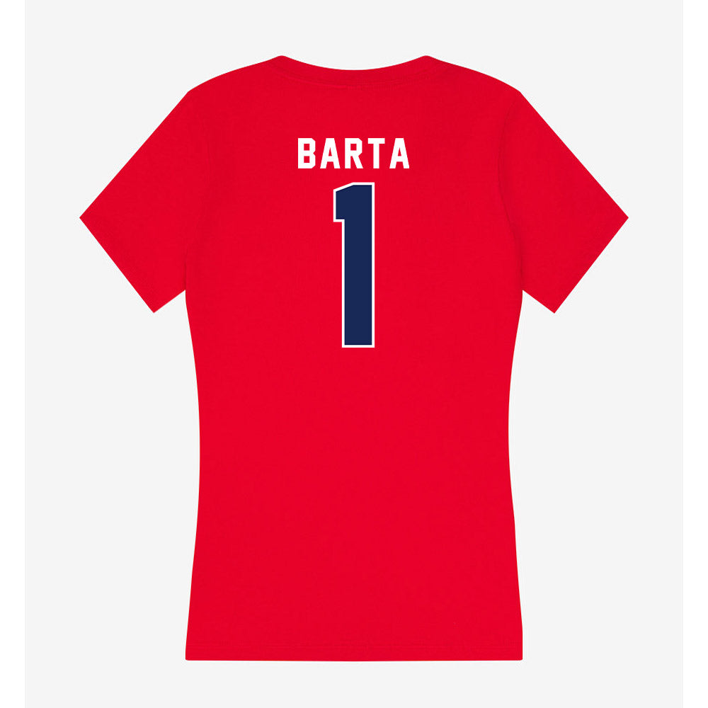 Arizona - NCAA Baseball : Sean Barta - Women's V-Neck T-Shirt-1