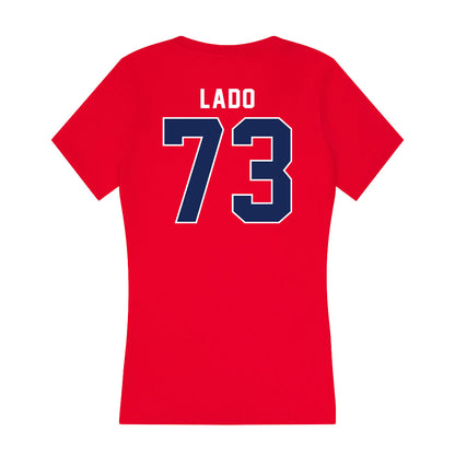 Arizona - NCAA Football : Matthew Lado - Women's V-Neck T-Shirt-1