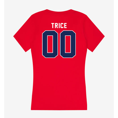 Arizona - NCAA Softball : Sereniti Trice - Women's V-Neck T-Shirt-1
